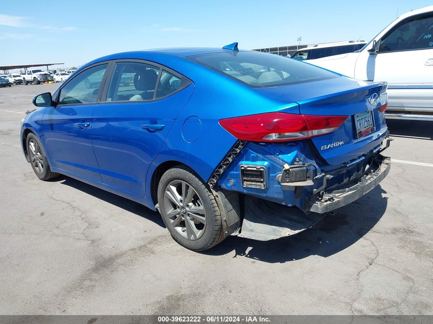 VIN 5NPD84LF9JH214572 2018 HYUNDAI ELANTRA SEL/VALUE/LIMITED