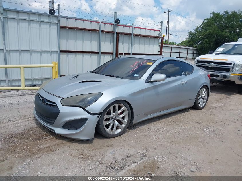 2013 Hyundai Genesis 2.0T VIN: KMHHT6KDXDU083444 Lot: 39623245