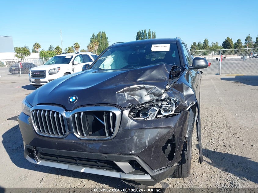 2024 BMW X3 xDrive30I VIN: 5UX53DP01R9U07486 Lot: 39623264