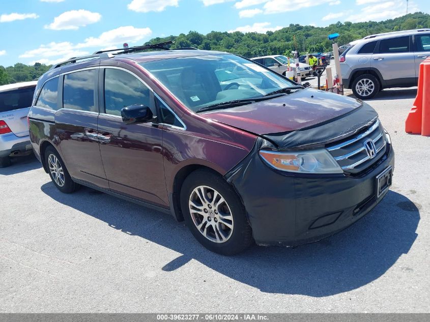 2013 Honda Odyssey Ex-L VIN: 5FNRL5H65DB013600 Lot: 39623277