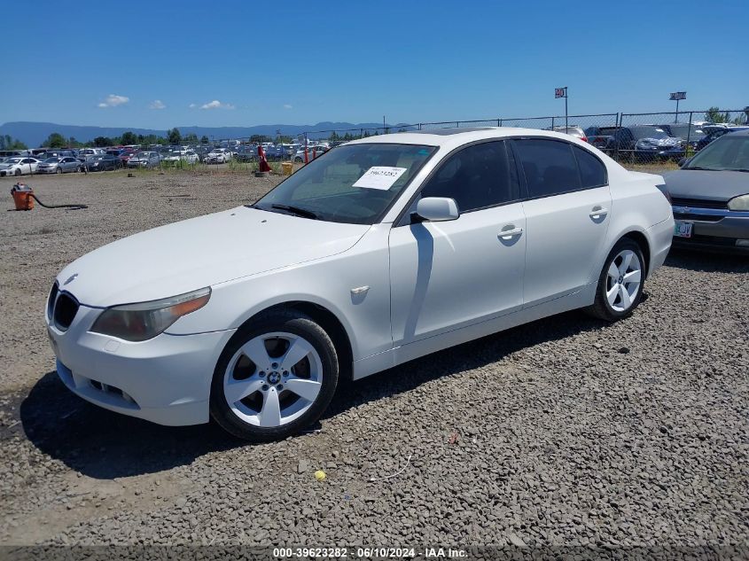 2006 BMW 525Xi VIN: WBANF33546CS34935 Lot: 39623282