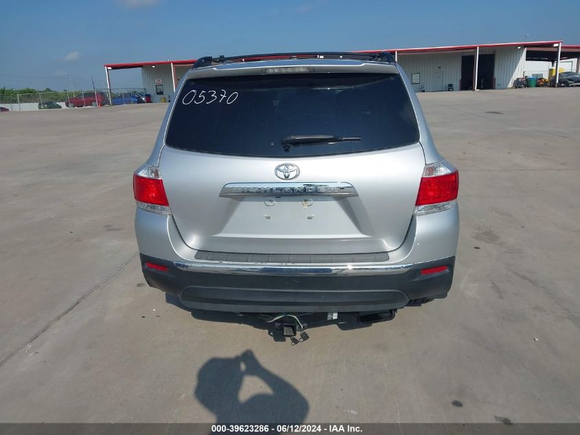 2013 Toyota Highlander Limited V6 VIN: 5TDYK3EH3DS096318 Lot: 39623286