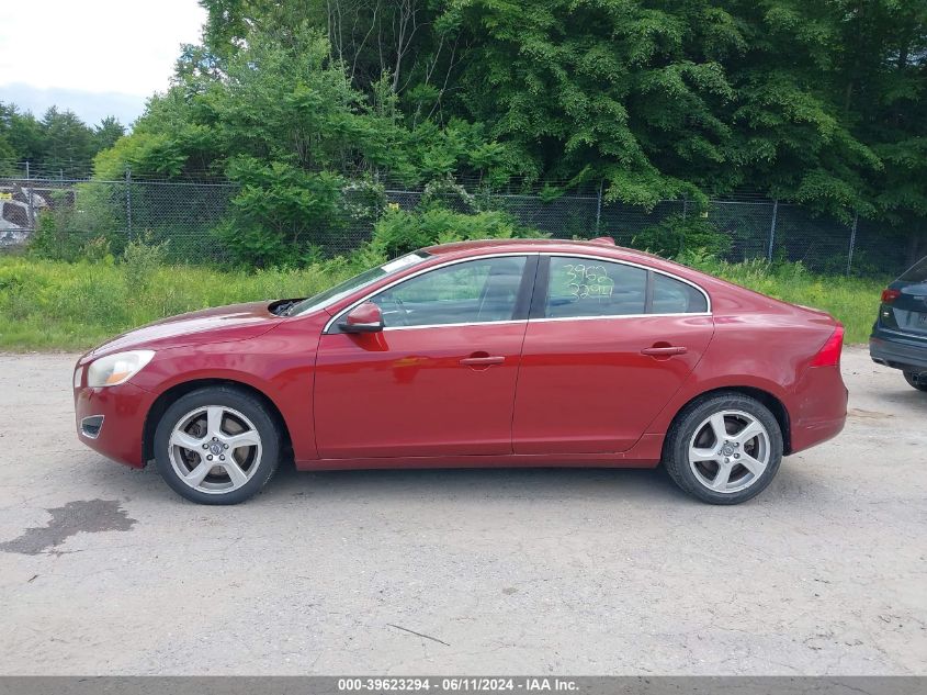 2012 Volvo S60 T5 VIN: YV1622FS3C2043498 Lot: 39623294