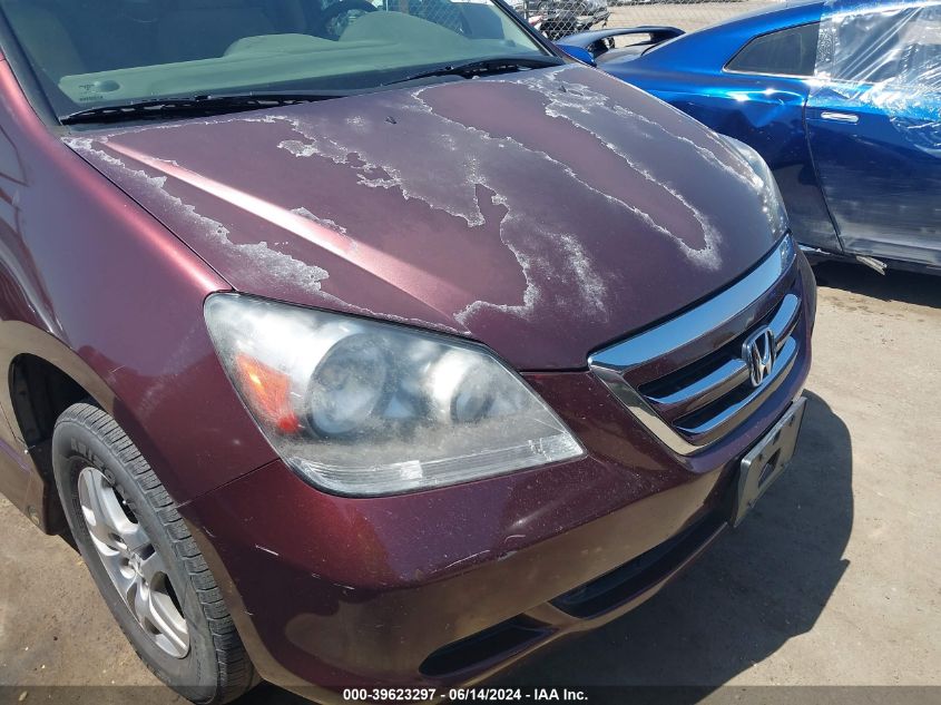 2007 Honda Odyssey Ex VIN: 5FNRL38497B093569 Lot: 39623297