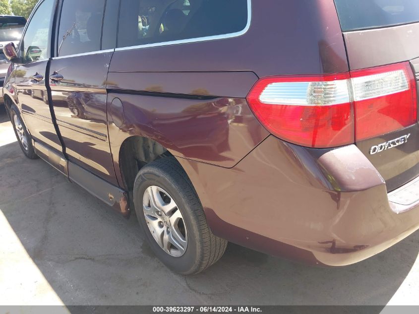 2007 Honda Odyssey Ex VIN: 5FNRL38497B093569 Lot: 39623297