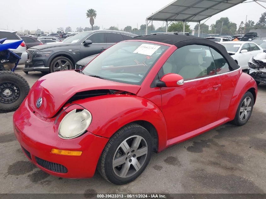 2006 Volkswagen New Beetle Convertible VIN: 3VWPG31Y66M313329 Lot: 39623313