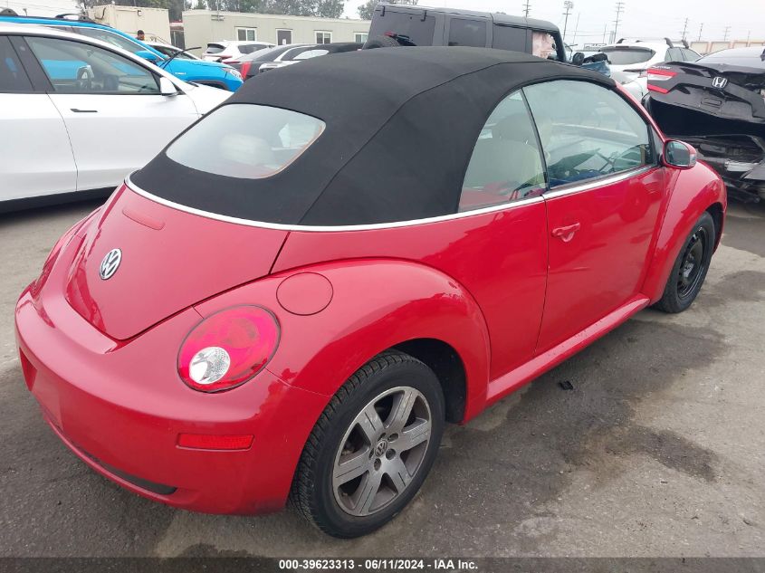 2006 Volkswagen New Beetle Convertible VIN: 3VWPG31Y66M313329 Lot: 39623313