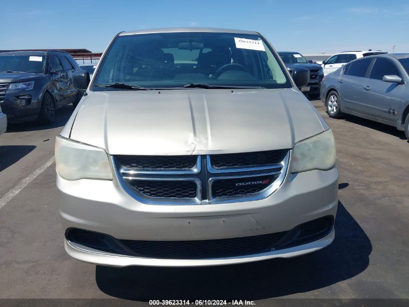 2013 Dodge Grand Caravan Se VIN: 2C4RDGBG4DR712747 Lot: 39623314