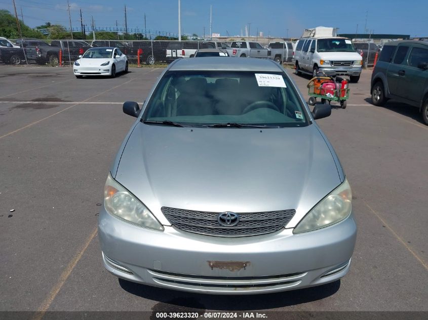 2004 Toyota Camry Le/Se/Xle VIN: JTDBE30K140256604 Lot: 39623320