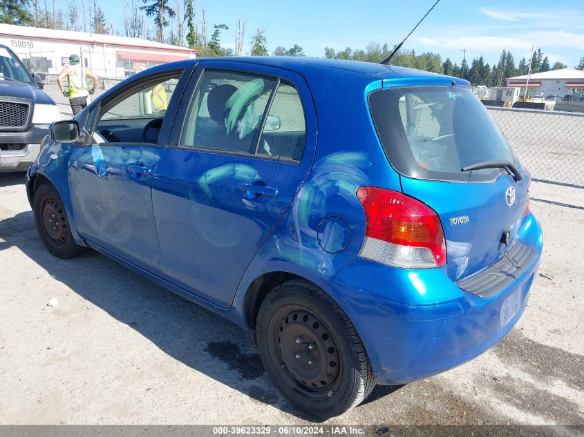 2010 Toyota Yaris VIN: JTDKT4K31A5302982 Lot: 39623329