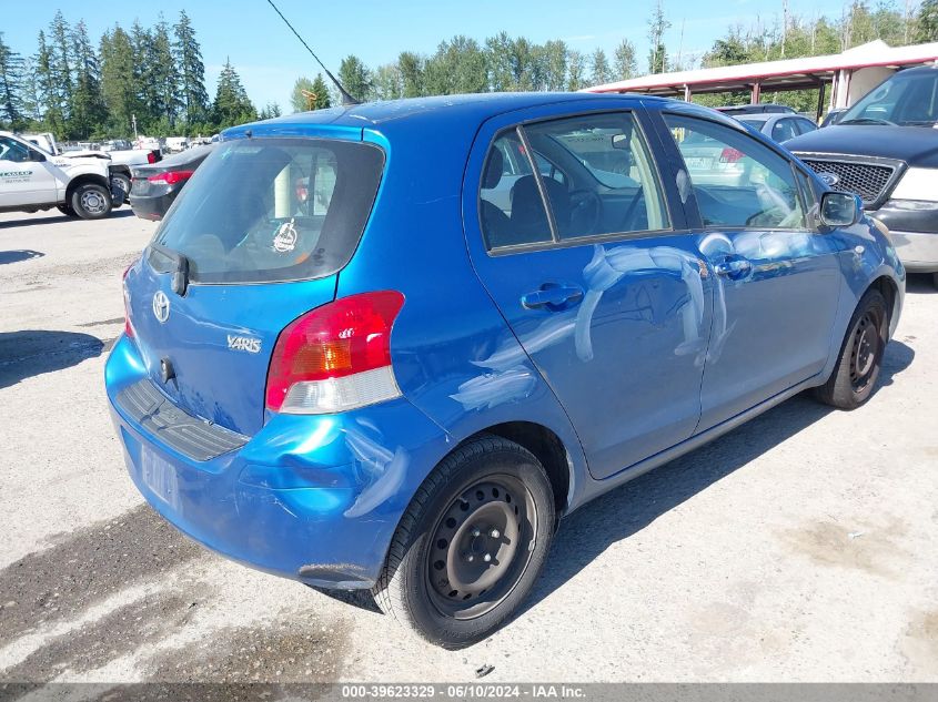 2010 Toyota Yaris VIN: JTDKT4K31A5302982 Lot: 39623329