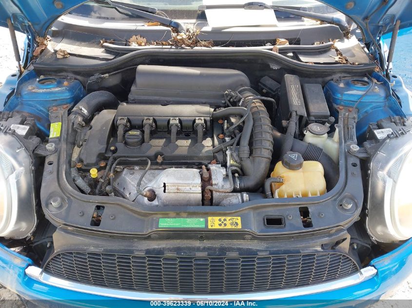 2010 Mini Cooper S VIN: WMWMF7C54ATX41183 Lot: 39623339