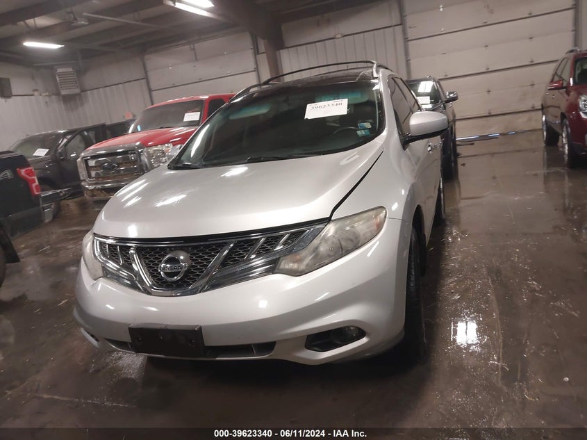 2012 Nissan Murano Sv VIN: JN8AZ1MW7CW202368 Lot: 39623340