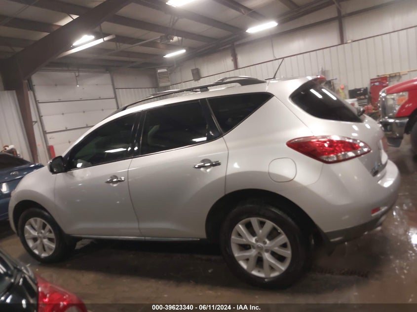 2012 Nissan Murano Sv VIN: JN8AZ1MW7CW202368 Lot: 39623340