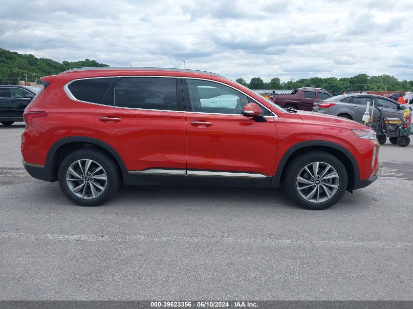 2019 Hyundai Santa Fe Limited VIN: 5NMS5CAD5KH129562 Lot: 39623356