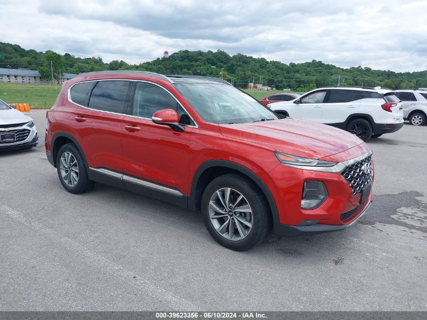 2019 Hyundai Santa Fe Limited VIN: 5NMS5CAD5KH129562 Lot: 39623356