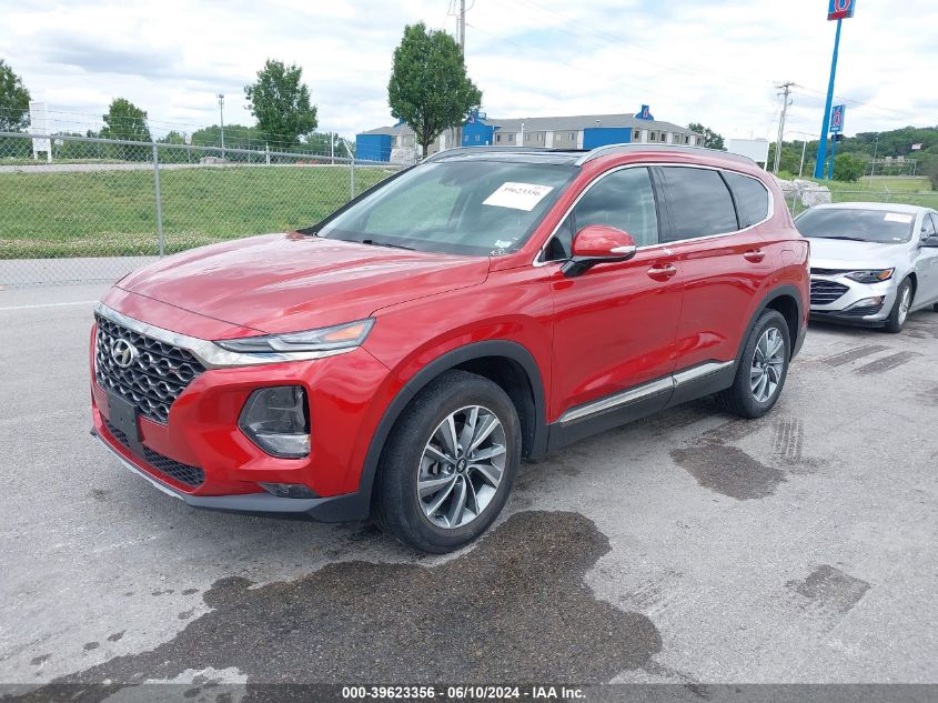 2019 Hyundai Santa Fe Limited VIN: 5NMS5CAD5KH129562 Lot: 39623356