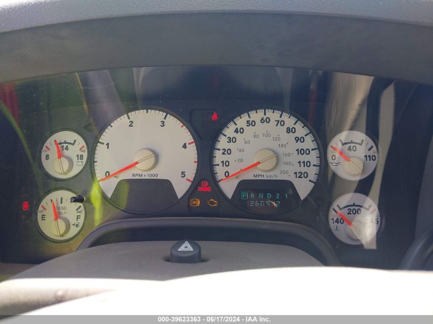 2006 Dodge Ram 2500 Slt VIN: 3D7KS29C46G162722 Lot: 39623363