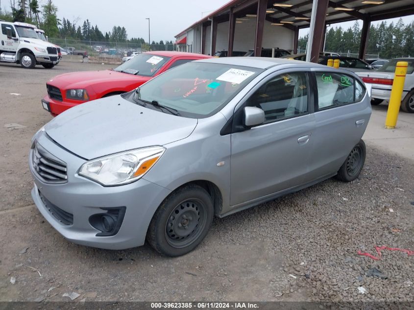 2019 Mitsubishi Mirage G4 Es VIN: ML32F3FJ0KHF12733 Lot: 39623385