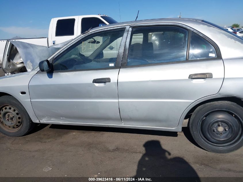 2000 Mitsubishi Mirage De VIN: JA3AY26C7YU031548 Lot: 39623416