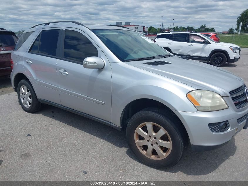 2007 Mercedes-Benz Ml 350 4Matic VIN: 4JGBB86E37A245556 Lot: 39623419