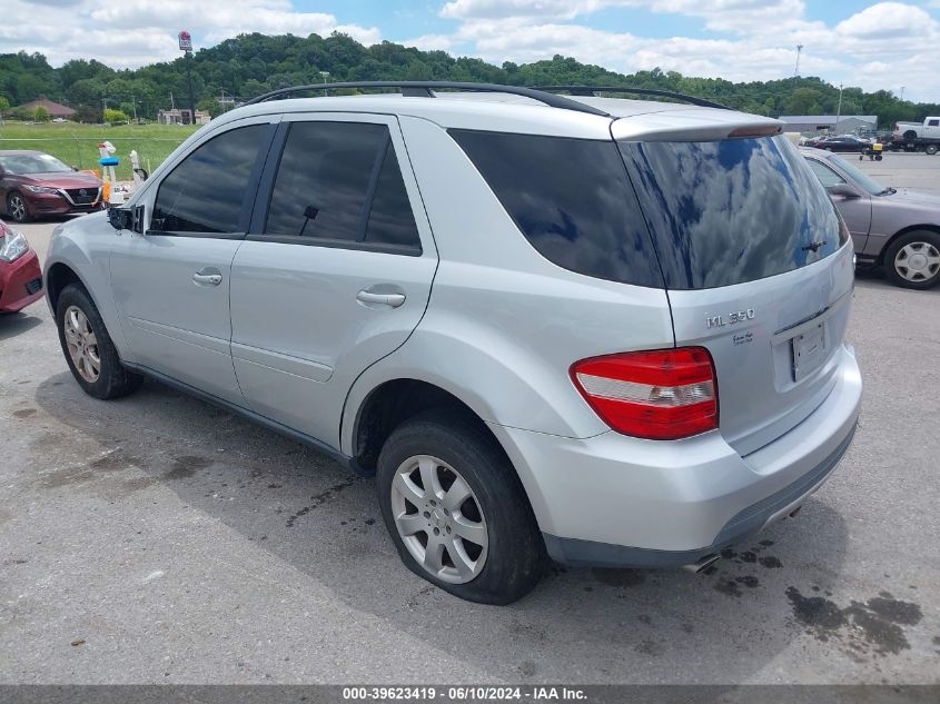 2007 Mercedes-Benz Ml 350 4Matic VIN: 4JGBB86E37A245556 Lot: 39623419