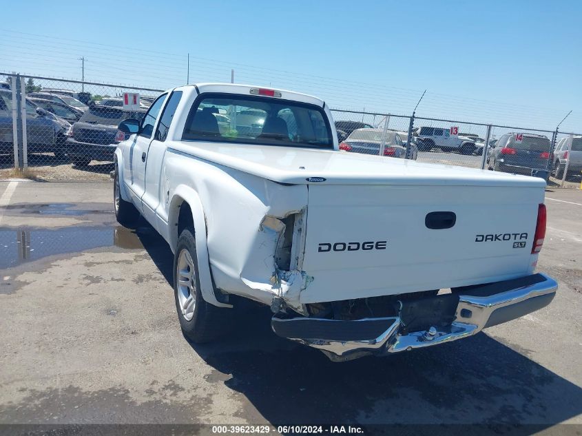 2003 Dodge Dakota Slt VIN: 1D7GL42NX3S280983 Lot: 39623429