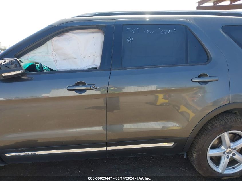 2016 Ford Explorer Xlt VIN: 1FM5K8D83GGC23144 Lot: 39623447