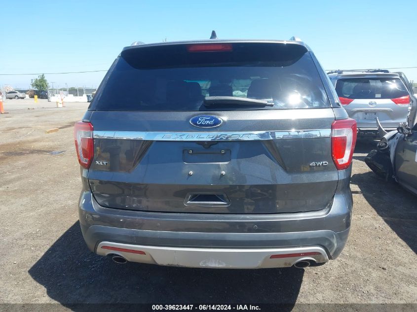 2016 Ford Explorer Xlt VIN: 1FM5K8D83GGC23144 Lot: 39623447