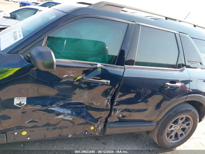 2022 Ford Bronco Sport Big Bend VIN: 3FMCR9B63NRD40349 Lot: 39623450