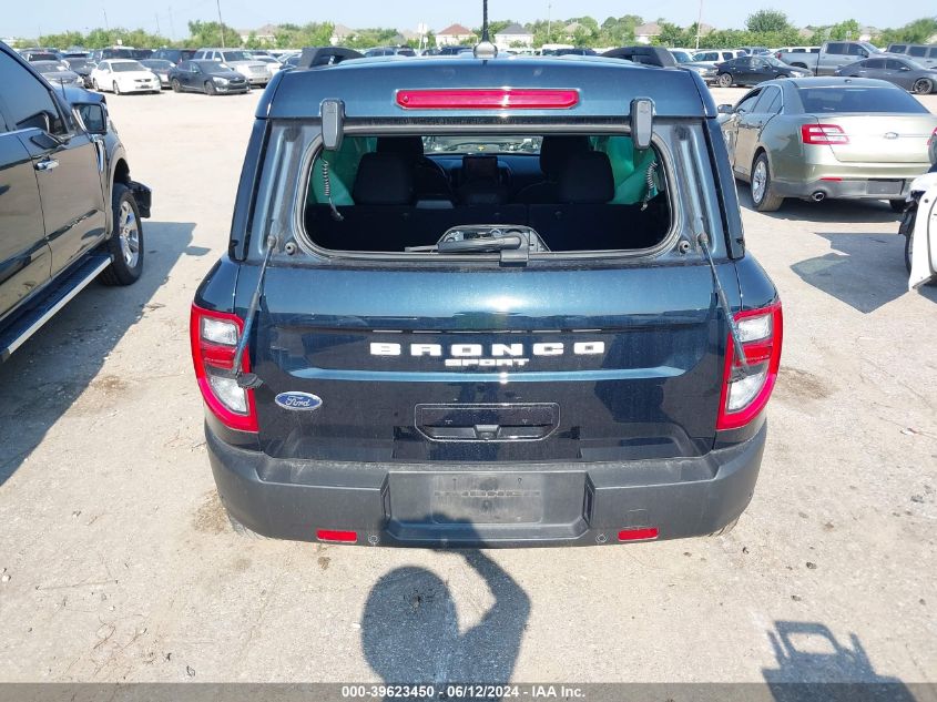 2022 Ford Bronco Sport Big Bend VIN: 3FMCR9B63NRD40349 Lot: 39623450