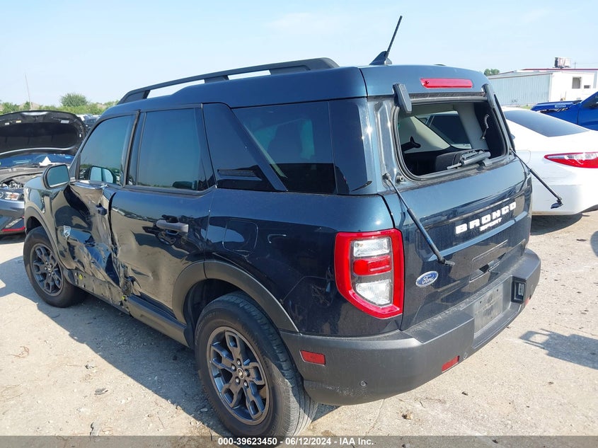 2022 Ford Bronco Sport Big Bend VIN: 3FMCR9B63NRD40349 Lot: 39623450