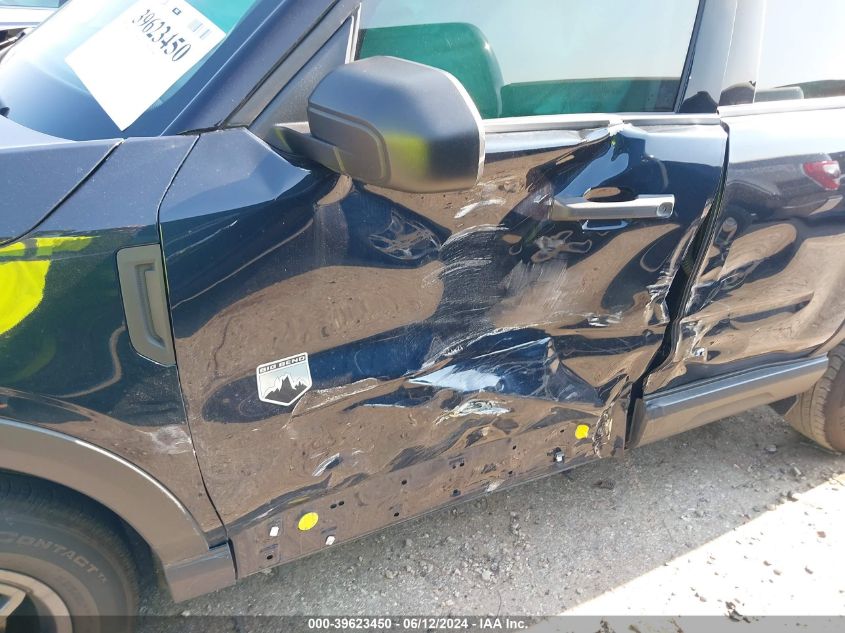 2022 Ford Bronco Sport Big Bend VIN: 3FMCR9B63NRD40349 Lot: 39623450