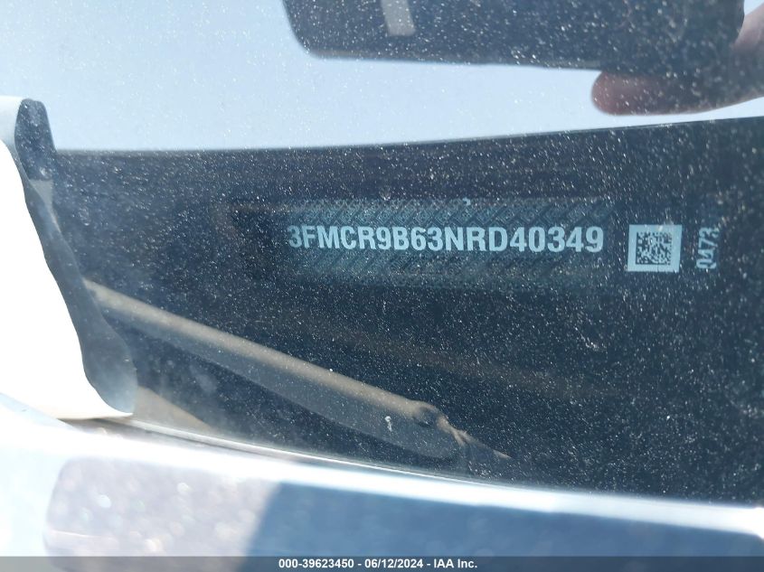 2022 Ford Bronco Sport Big Bend VIN: 3FMCR9B63NRD40349 Lot: 39623450