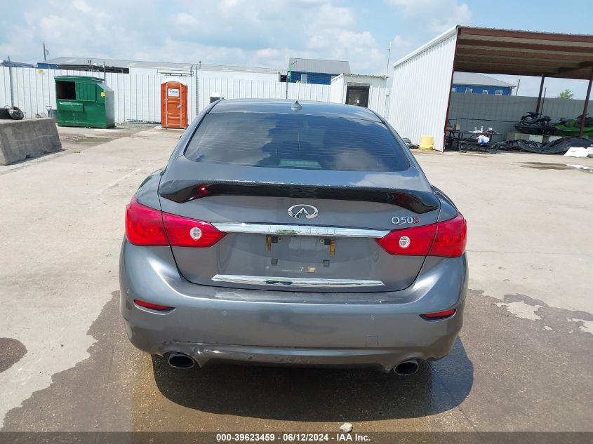 2014 Infiniti Q50 Sport VIN: JN1BV7AP9EM685813 Lot: 39623459