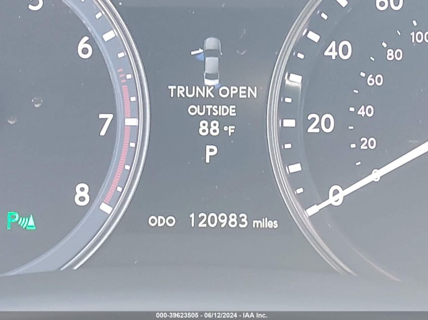 2013 Lexus Gs 350 VIN: JTHBE1BL6D5015536 Lot: 39623505