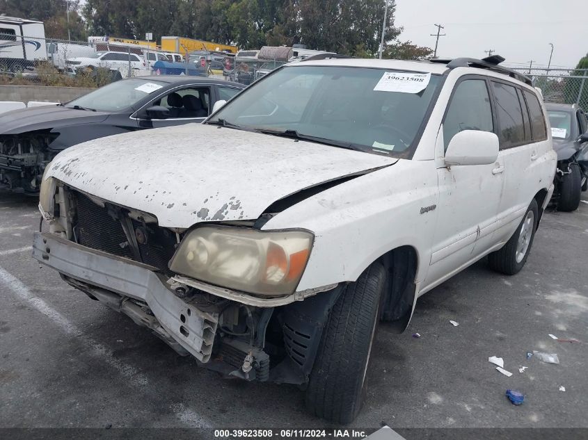 2004 Toyota Highlander Limited V6 VIN: JTEDP21A240032398 Lot: 39623508