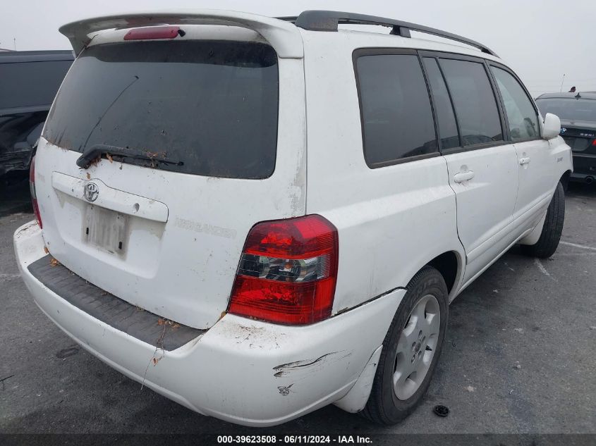 2004 Toyota Highlander Limited V6 VIN: JTEDP21A240032398 Lot: 39623508