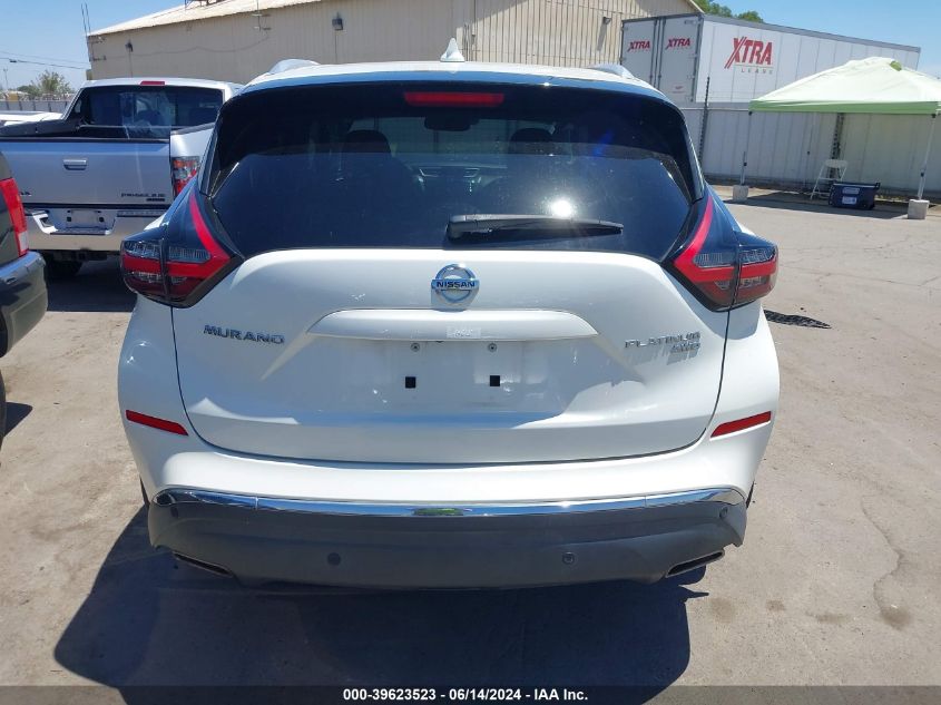 2019 Nissan Murano Platinum VIN: 5N1AZ2MS5KN153864 Lot: 39623523