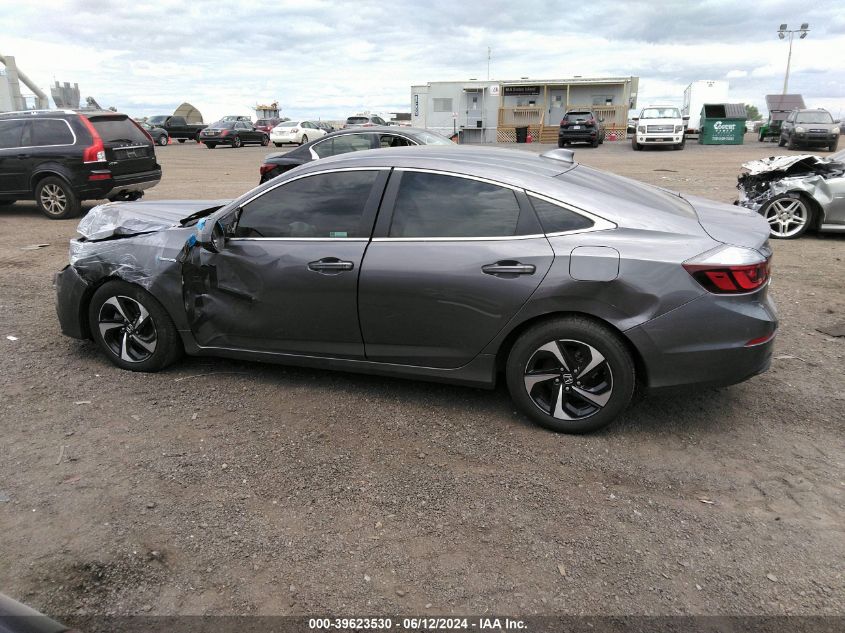 2022 Honda Insight Ex VIN: 19XZE4F5XNE000573 Lot: 39623530