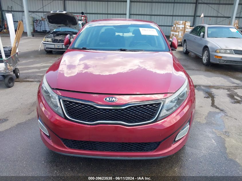 2014 Kia Optima Lx VIN: 5XXGM4A75EG291848 Lot: 39623535