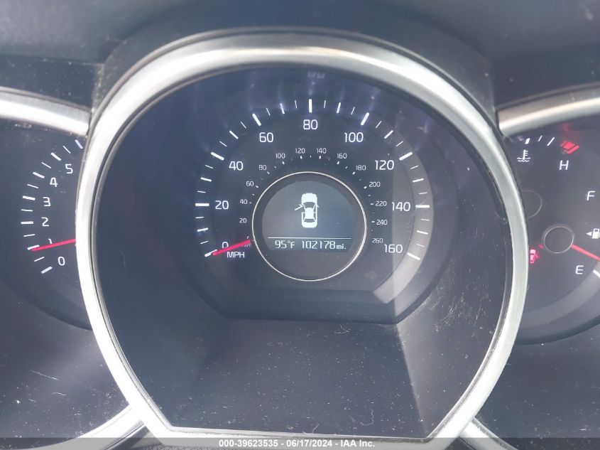 2014 Kia Optima Lx VIN: 5XXGM4A75EG291848 Lot: 39623535