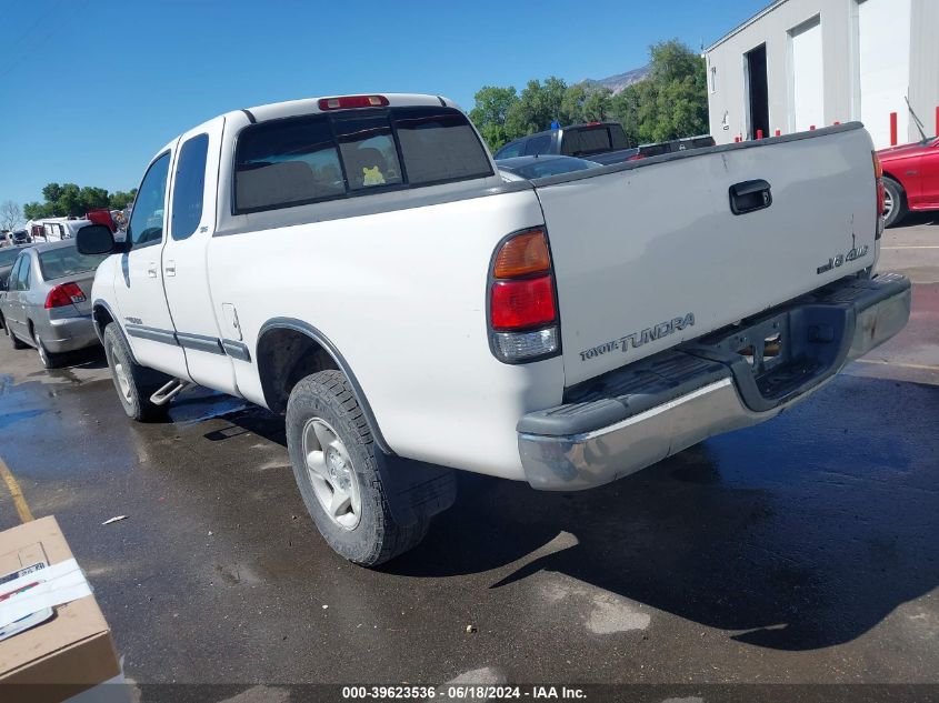 2001 Toyota Tundra Sr5 V8 VIN: 5TBBT44191S212929 Lot: 39623536