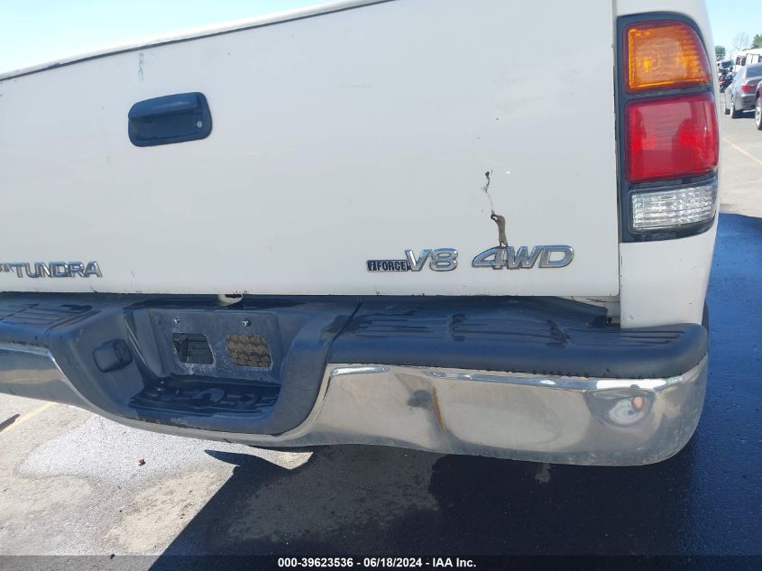 2001 Toyota Tundra Sr5 V8 VIN: 5TBBT44191S212929 Lot: 39623536