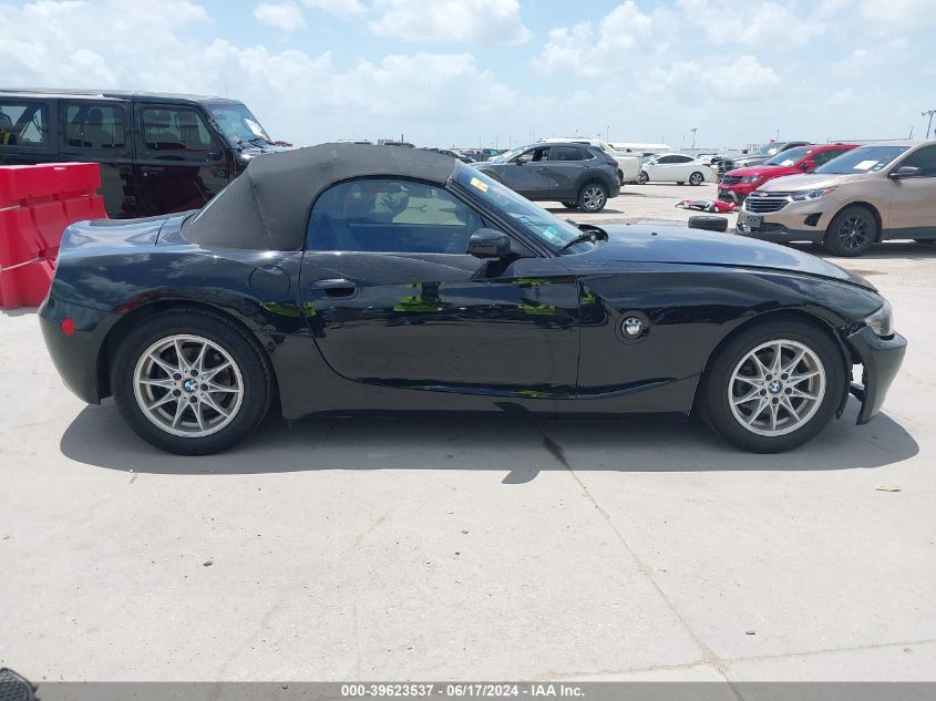 2005 BMW Z4 2.5I VIN: 4USBT33565LS58578 Lot: 39623537