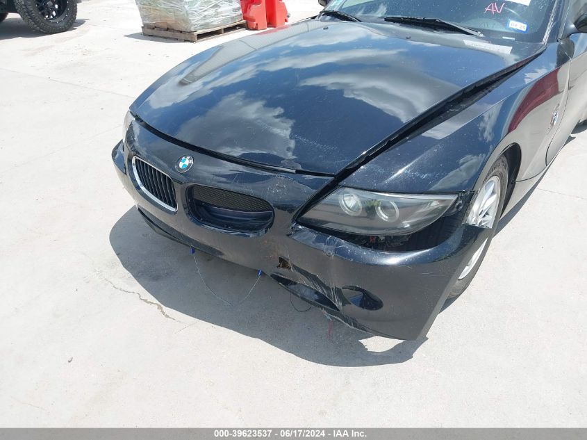 2005 BMW Z4 2.5I VIN: 4USBT33565LS58578 Lot: 39623537
