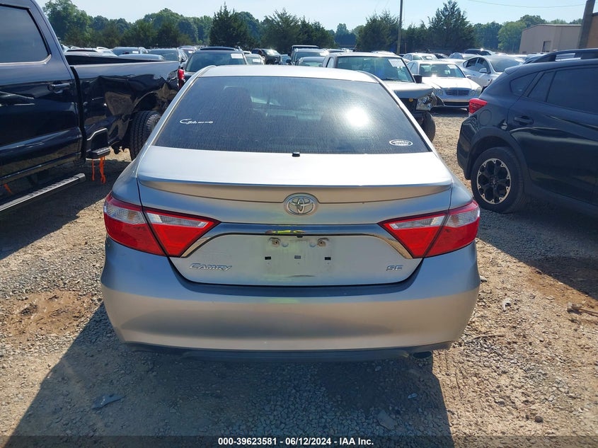 2015 Toyota Camry Se VIN: 4T1BF1FK1FU106752 Lot: 39623581