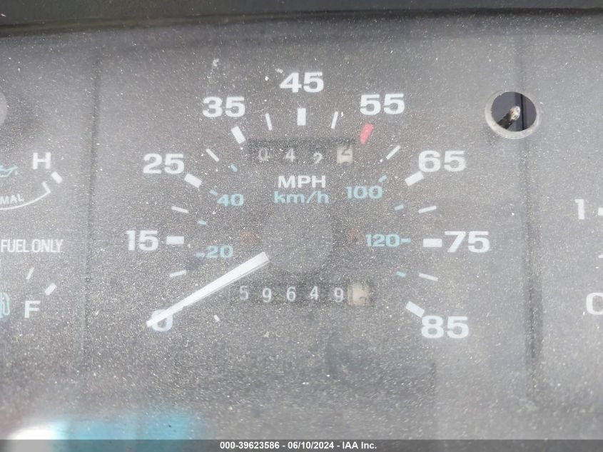 1993 Ford Ranger VIN: 1FTCR11U8PUC10939 Lot: 39623586