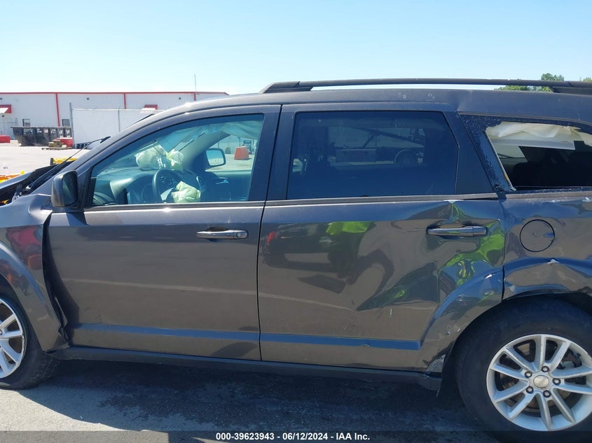 2016 Dodge Journey Sxt VIN: 3C4PDCBB7GT198379 Lot: 39623943