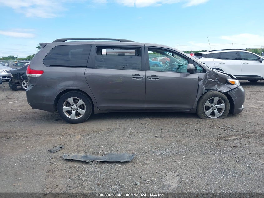 2012 Toyota Sienna Le V6 8 Passenger VIN: 5TDKK3DC6CS230393 Lot: 39623945